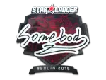 Sticker | somebody (Foil) | Berlin 2019