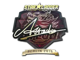 Sticker | Attacker (Gold) | Berlin 2019 Sticker | Attacker (Gold) | Berlin 2019