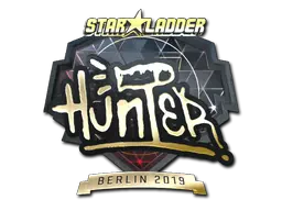 Sticker | huNter- (Gold) | Berlin 2019 Sticker | huNter- (Gold) | Berlin 2019