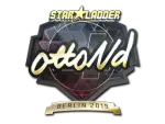 Sticker | ottoNd (Gold) | Berlin 2019