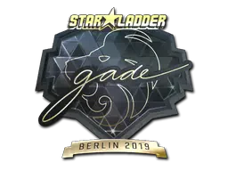 Sticker | gade (Gold) | Berlin 2019 Sticker | gade (Gold) | Berlin 2019