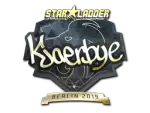 Sticker | Kjaerbye (Gold) | Berlin 2019