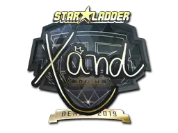 Sticker | xand (Gold) | Berlin 2019 Sticker | xand (Gold) | Berlin 2019