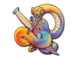 Sticker | Coiled Strike (Holo) Sticker | Coiled Strike (Holo)