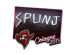 Sticker | SPUNJ (Foil) | Cologne 2015 Sticker | SPUNJ (Foil) | Cologne 2015