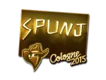 Sticker | SPUNJ (Gold) | Cologne 2015