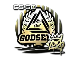 Sticker | GODSENT (Gold) | 2020 RMR Sticker | GODSENT (Gold) | 2020 RMR