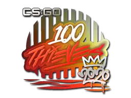Sticker | 100 Thieves | 2020 RMR Sticker | 100 Thieves | 2020 RMR