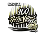 Sticker | 100 Thieves (Gold) | 2020 RMR