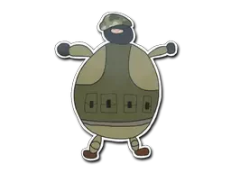 Sticker | Poorly Drawn IDF