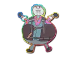 Sticker | Poorly Drawn Bloody Darryl (Holo)