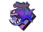 Sticker | Purple Jaggyfish