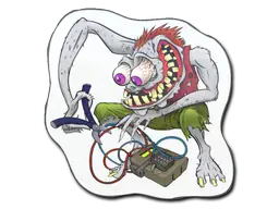 Sticker | White Bombster Sticker | White Bombster