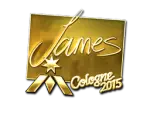 Sticker | James (Gold) | Cologne 2015