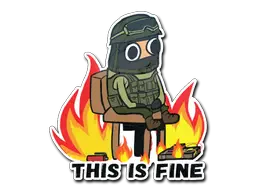 Sticker | This Is Fine (CT) Sticker | This Is Fine (CT)