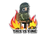 Sticker | This Is Fine (CT)