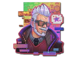 Sticker | Cyber Romanov (Holo) Sticker | Cyber Romanov (Holo)