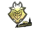 Sticker | G2 Esports (Gold) | Stockholm 2021