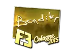 Sticker | bondik (Gold) | Cologne 2015