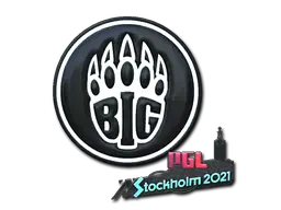 Sticker | BIG (Foil) | Stockholm 2021 Sticker | BIG (Foil) | Stockholm 2021