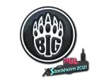 Sticker | BIG (Foil) | Stockholm 2021