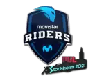 Sticker | Movistar Riders | Stockholm 2021