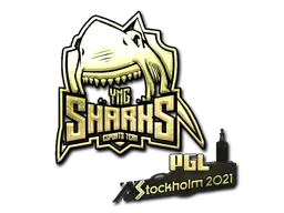 Sticker | Sharks Esports (Gold) | Stockholm 2021 Sticker | Sharks Esports (Gold) | Stockholm 2021