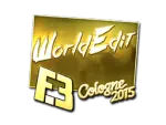 Sticker | WorldEdit (Gold) | Cologne 2015