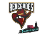 Sticker | Renegades | Stockholm 2021