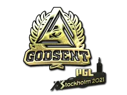 Sticker | GODSENT (Gold) | Stockholm 2021 Sticker | GODSENT (Gold) | Stockholm 2021