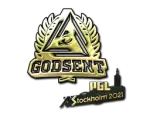 Sticker | GODSENT (Gold) | Stockholm 2021