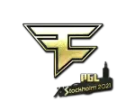 Sticker | FaZe Clan (Gold) | Stockholm 2021
