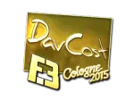 Sticker | DavCost (Gold) | Cologne 2015