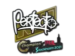 Sticker | Perfecto | Stockholm 2021