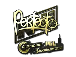 Sticker | Perfecto (Gold) | Stockholm 2021