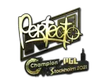 Sticker | Perfecto (Gold) | Stockholm 2021