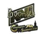 Sticker | Boombl4 (Gold) | Stockholm 2021
