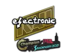 Sticker | electroNic | Stockholm 2021