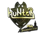 Sticker | huNter- (Gold) | Stockholm 2021