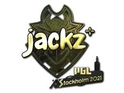Sticker | JACKZ (Gold) | Stockholm 2021 Sticker | JACKZ (Gold) | Stockholm 2021