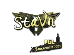 Sticker | stavn (Gold) | Stockholm 2021