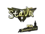 Sticker | stavn (Gold) | Stockholm 2021