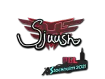 Sticker | sjuush | Stockholm 2021