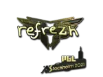 Sticker | refrezh (Gold) | Stockholm 2021