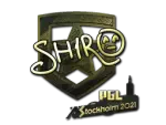 Sticker | sh1ro (Gold) | Stockholm 2021