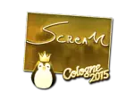 Sticker | ScreaM (Gold) | Cologne 2015