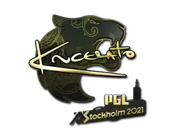 Sticker | KSCERATO (Gold) | Stockholm 2021 Sticker | KSCERATO (Gold) | Stockholm 2021