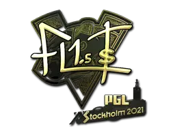 Sticker | FL1T (Gold) | Stockholm 2021 Sticker | FL1T (Gold) | Stockholm 2021