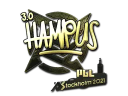 Sticker | hampus (Gold) | Stockholm 2021 Sticker | hampus (Gold) | Stockholm 2021