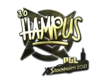 Sticker | hampus (Gold) | Stockholm 2021